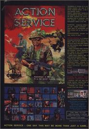 Advert for Action Service on the Microsoft DOS.